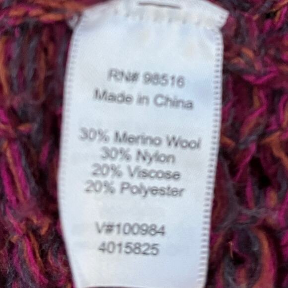 Coldwater Creek wool blend open front knit cardigan size Medium - Picture 4 of 7